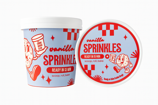 Vanilla Sprinkles Cookie Dough